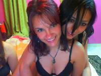trio de chicas lesbianas