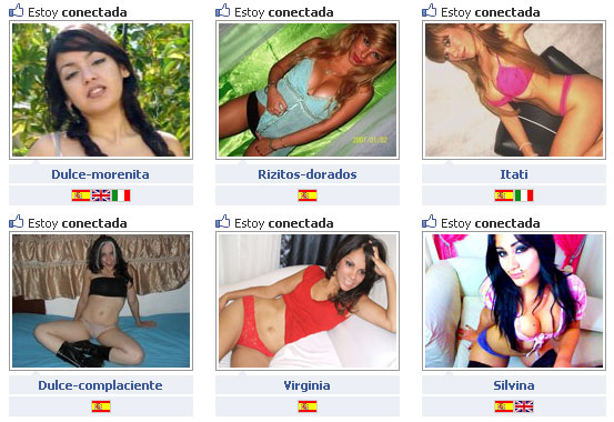 webcams de sexo por facebok